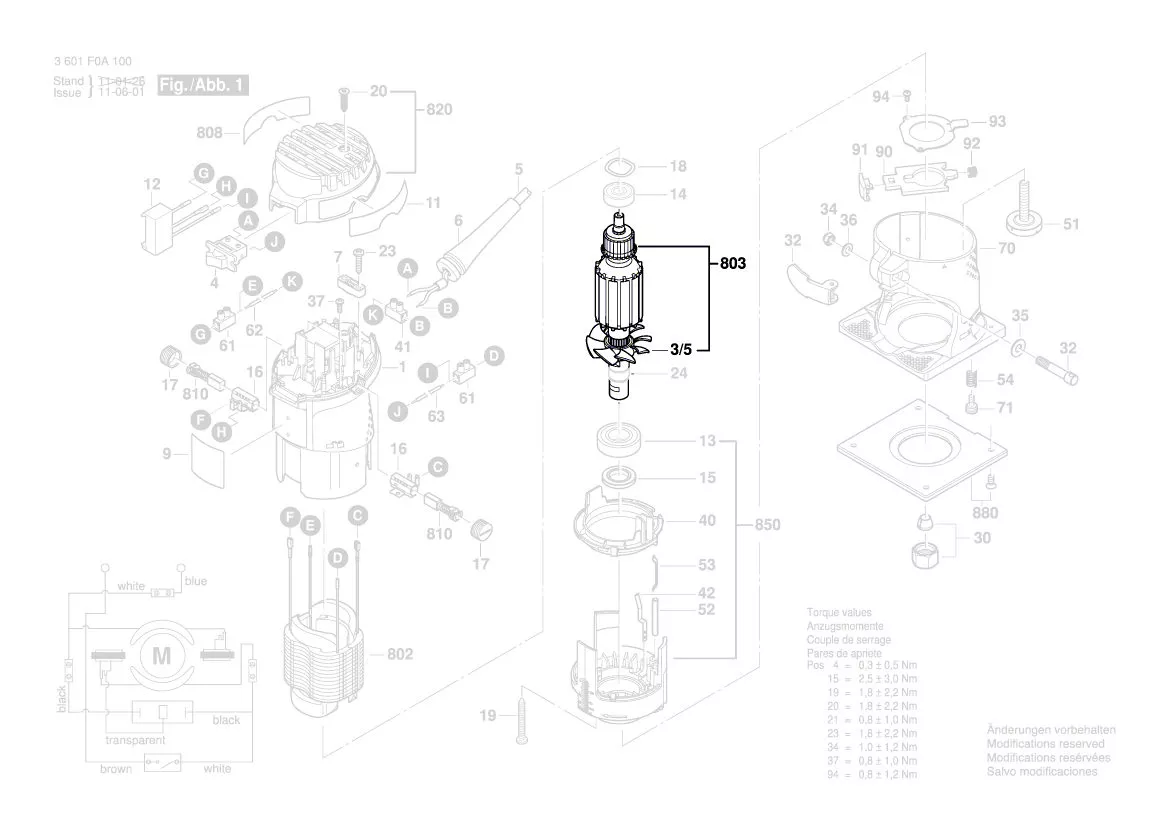 Induit BOSCH réf. 2 609 120 316